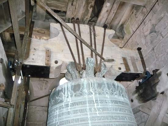 Ets François Chrétien : Remplacement des paliers à billes de la cloche de Soulosse-sous-Saint-Elophe
 