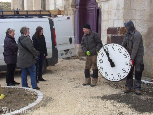 Sannier: l'église a retrouvé son cadran 