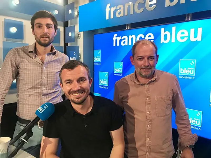 Matthieu Biard, Loïc Ballet, et Kevin Picol  
-Photo:Radio France